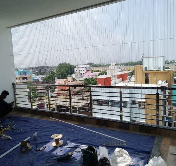 Invisible Grill Installation in Coimbatore